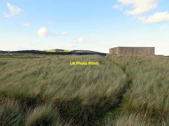 Photo 6"x4" Northern pillbox, Dumbarnie Links Drumeldrie c2019