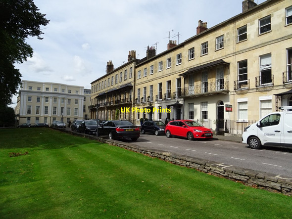Photo 6"x4" Regency houses on Priory Parade Cheltenham c2019