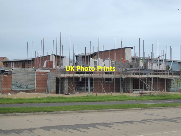 Photo 6"x4" Building work off North Park Hazlerigg c2019