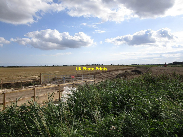 Photo 6"x4" Triton Knoll construction work Eastville\/TF4056 c2019