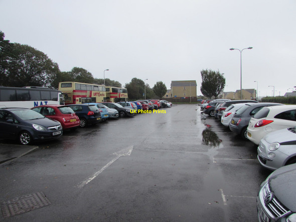 Photo 6"x4" Llantwit Major railway station car park Llantwit Major\/Llanilltud Fawr c2019