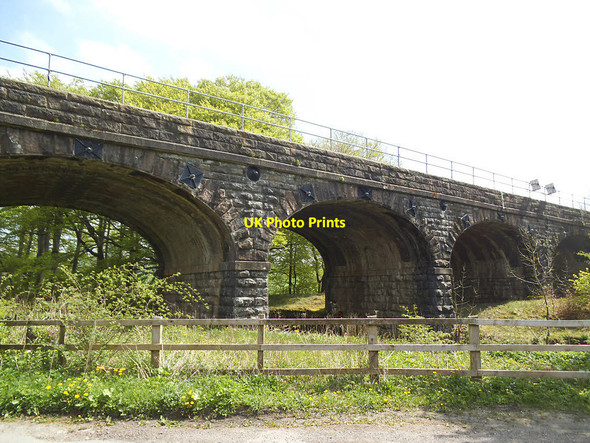 Photo 6"x4" Bell Busk railway viaduct Bell Busk c2018