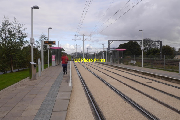 Photo 6"x4" Balgreen tram stop Gorgie c2019