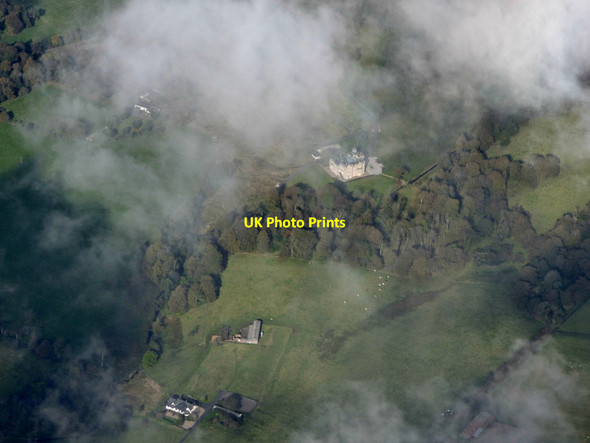 Photo 6"x4" Dunlop House from the air Moneyacres c2019