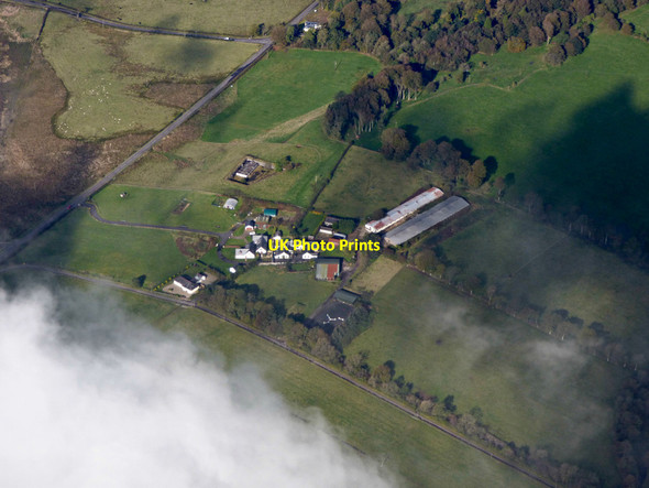 Photo 6"x4" Sidehead from the air Moneyacres c2019