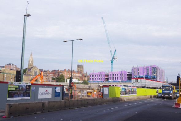 Photo 6"x4" Broad Marsh Redevelopment Nottingham\/SK5641 c2019
