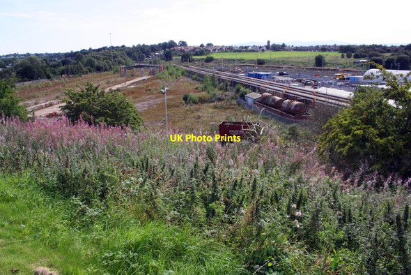 Photo 6"x4" View from Gallows Hill over Upperby depot towards West Coast Main Line railway Carlisle c2019