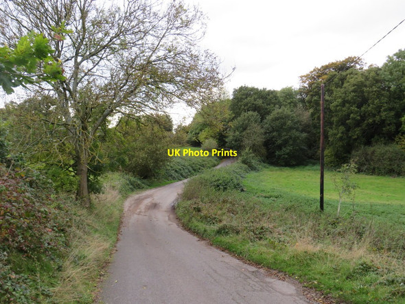Photo 6"x4" Washpond Lane, near Warlingham Chelsham c2019
