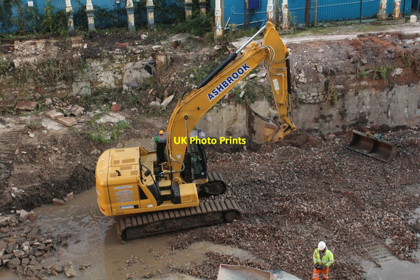 Photo 6"x4" Work in progress at site of Llandudno Pier Pavilion Theatre Llandudno c2019