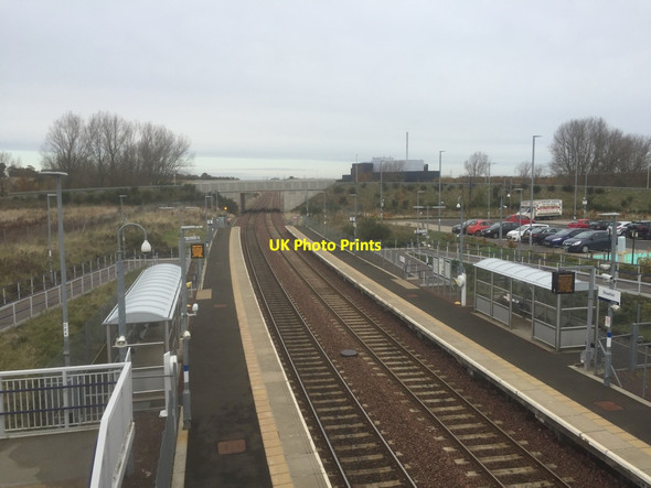 Photo 6"x4" Borders Railway, Shawfair Station Millerhill c2019