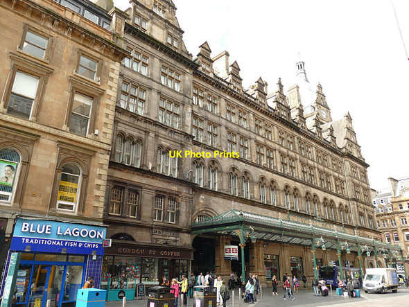 Photo 6"x4" Gordon Street frontage of Glasgow Central Station Glasgow c2019