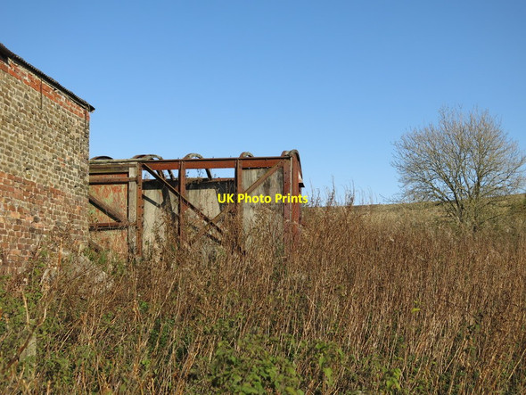Photo 6"x4" Old railway goods van and barn near Rookhope village (3) Rookhope c2019