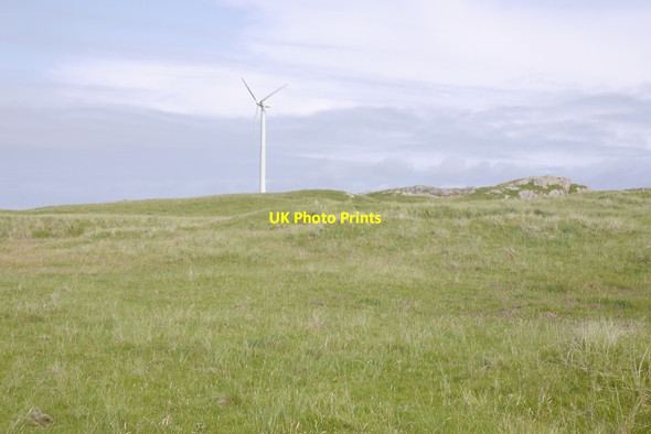 Photo 6"x4" Wind turbine, Gallanach Grishipoll c2019