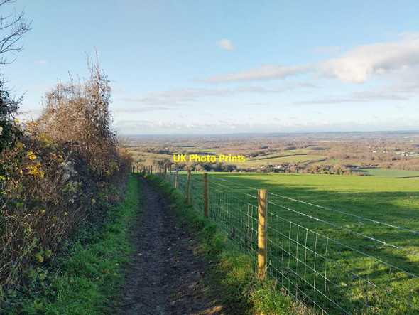 Photo 6"x4" Bridleway north of Clayton windmills Clayton\/TQ3014 c2019