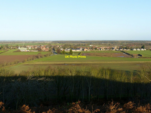 Photo 6"x4" Hambleton village from The Hough Hambleton\/SE5530 c2019