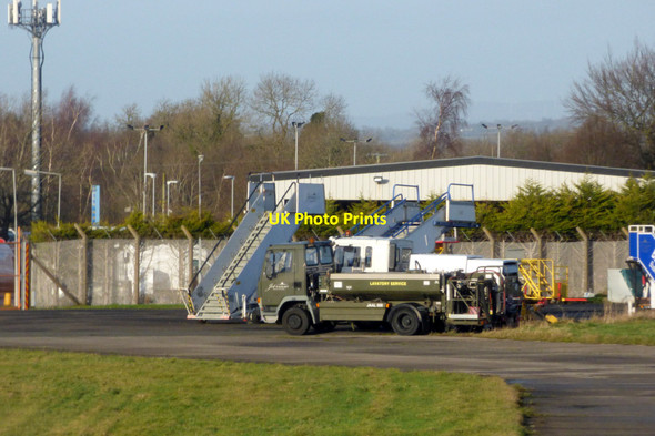 Photo 6"x4" Lavatory Service tanker at Belfast International Airport Killead c2019