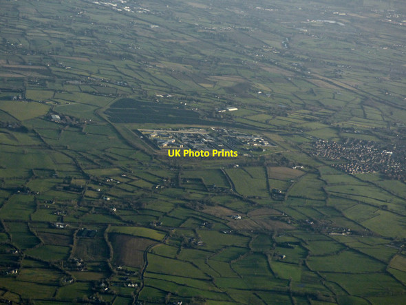 Photo 6"x4" Farmland near Glarryford from the air Maghaberry c2019