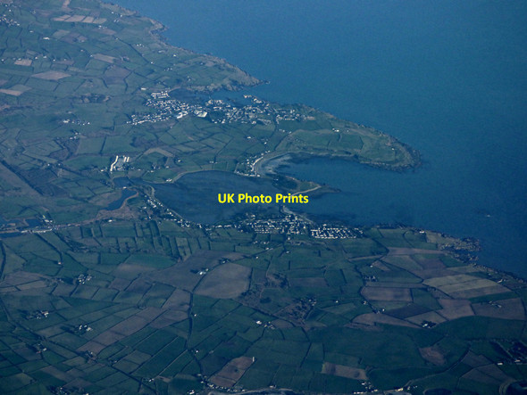 Photo 6"x4" County Down coast from the air Killough c2019