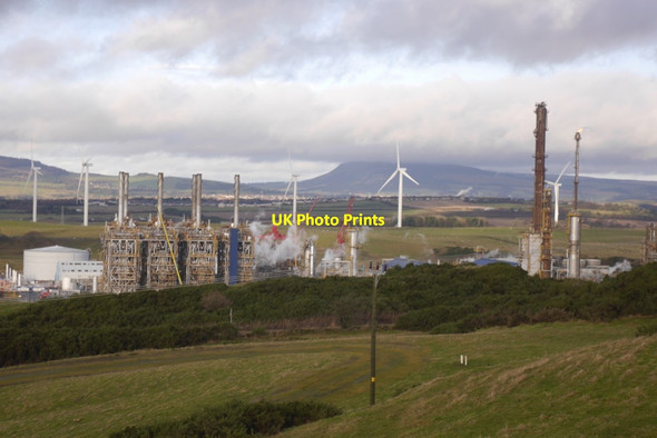 Photo 6"x4" Mossmorran ethylene works Cowdenbeath c2019