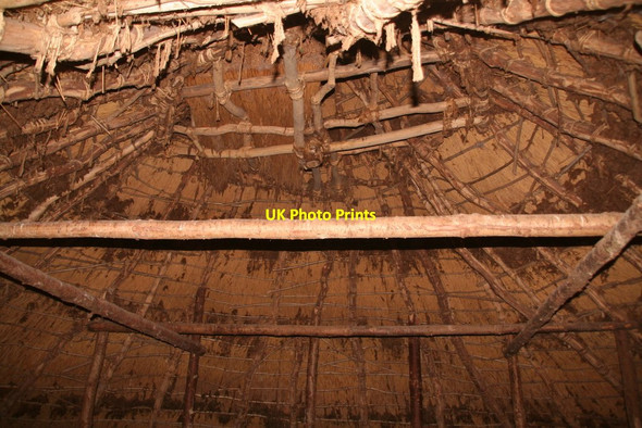 Photo 6"x4" Iron-age roundhouse reconstruction, Lincs Rural Activities Centre, Kenwick, Louth (3) Little Cawthorpe c2019
