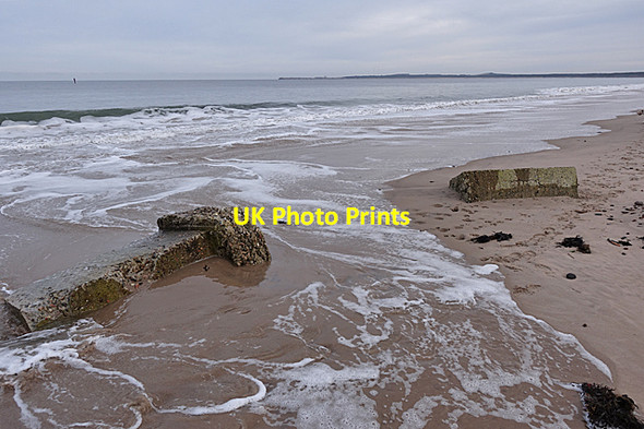 Photo 6"x4" Fallen Tank Traps Findhorn c2020