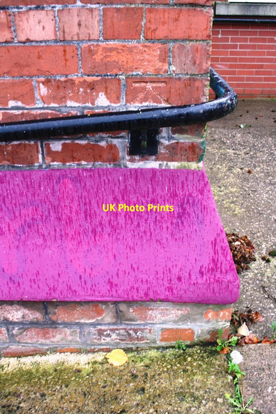 Photo 6"x4" Benchmark on Botcherby Community Centre Botcherby c2019
