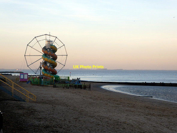 Photo 6"x4" Cleethorpes fairground rides Cleethorpes c2020