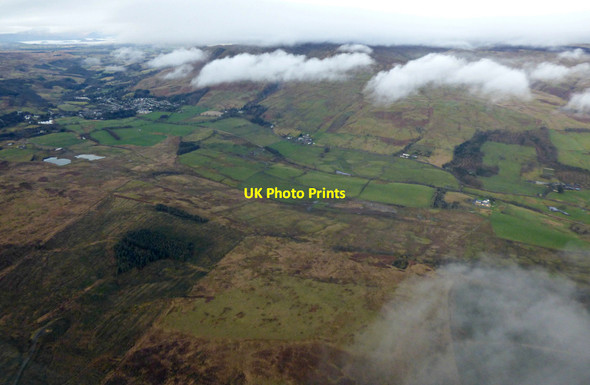 Photo 6"x4" Craigmaddie Muir from the air Blairskaith c2020