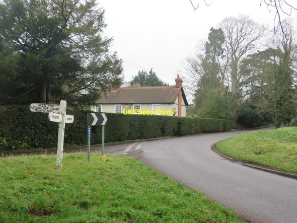 Photo 6"x4" Road junction near Stansted Mountfitchet Stansted Mountfitchet c2020 P1