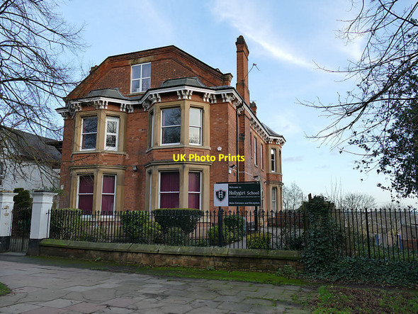 Photo 6"x4" Hollygirt School from Elm Avenue Nottingham\/SK5641 c2020
