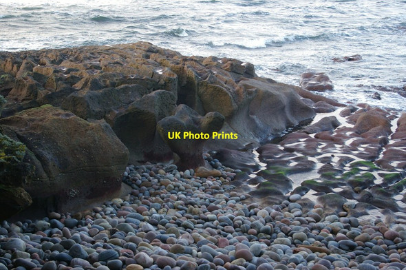 Photo 6"x4" Natural sculpture near Sculptor's Cave Covesea c2020