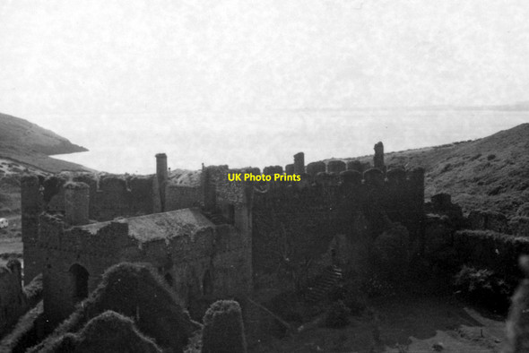 Photo 6"x4" Manorbier Castle, 1954 \u00e2\u0080\u0093 1 Manorbier c1954