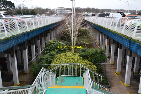 Photo 6"x4" Car park garden feature, Castlepoint Shopping Centre Strouden c2020