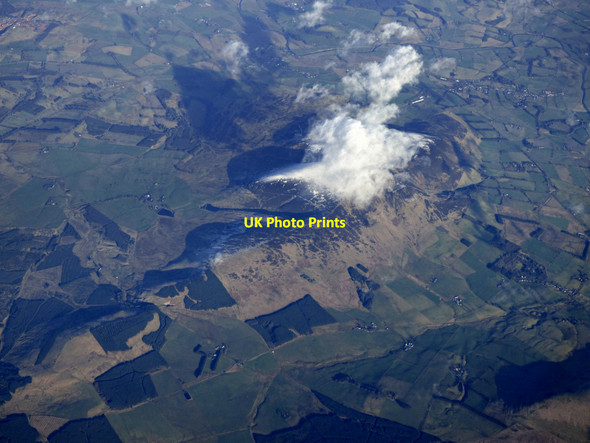 Photo 6"x4" Tinto Hill from the air Newton\/NS9331 c2020