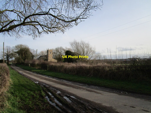 Photo 6"x4" Wyfordby village street Wyfordby c2020