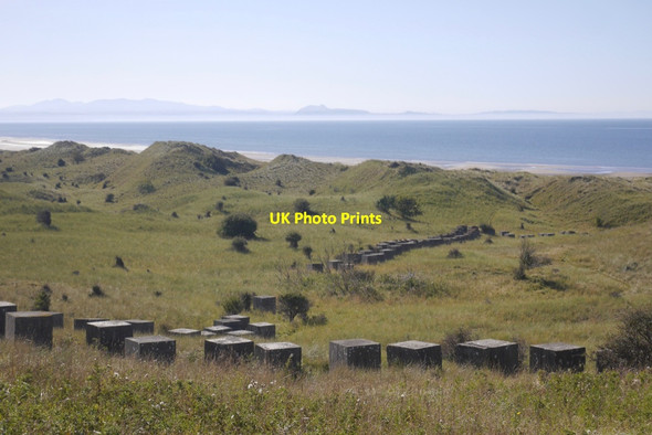 Photo 6"x4" Dunes and tank traps, Gullane Gullane c2019