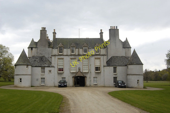 Photo 6"x4" Leith Hall (rear elevation) Kennethmont c2009