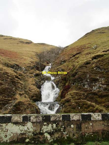 Photo 6"x4" Waterfall at Lavern Bridge Durisdeermill c2020