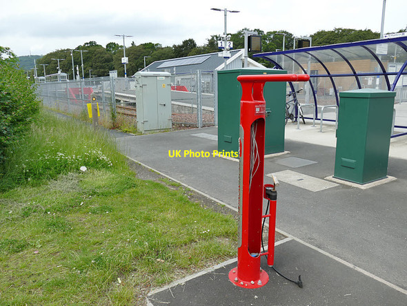Photo 6"x4" Cycle tools, Tweedbank railway station Melrose\/NT5434 c2019