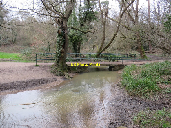 Photo 6"x4" Bridge over Turkey Brook, near Enfield Enfield\/TQ3396 c2020