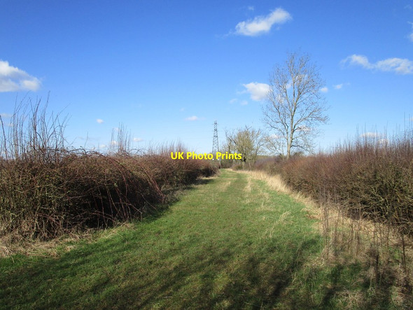 Photo 6"x4" Bridleway to Owthorpe Lodge Kinoulton c2020