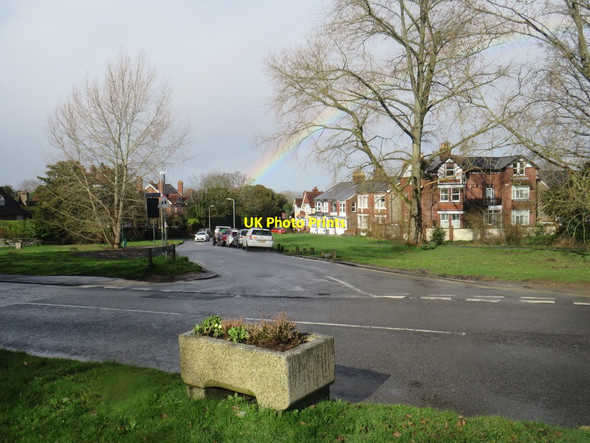 Photo 6"x4" Rainbow over Rusthall Royal Tunbridge Wells c2020