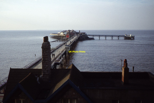 Photo 6"x4" Birnbeck Pier, Weston-super-Mare at high tide Weston-super-Mare c1979
