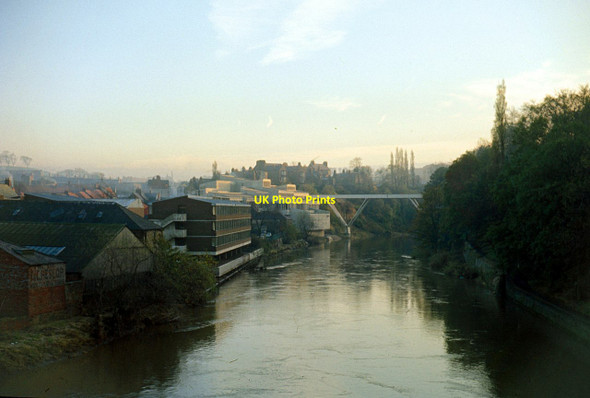 Photo 6"x4" Evening over the River Wear, Durham, 1967 Durham c1967