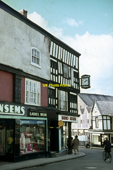 Photo 6"x4" Regent House, High Street, Nantwich, 1963 Nantwich c1963