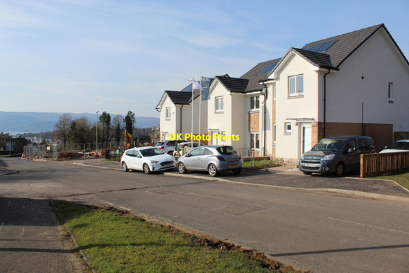Photo 6"x4" New houses on Langhouse Road Inverkip c2020