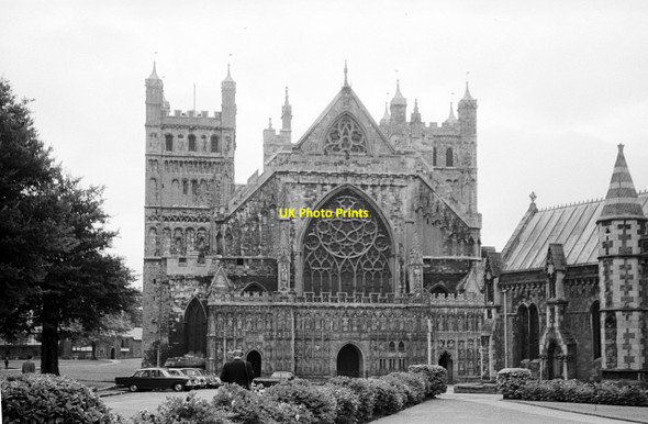Photo 6"x4" Exeter Cathedral west end 1963 Exeter c1963