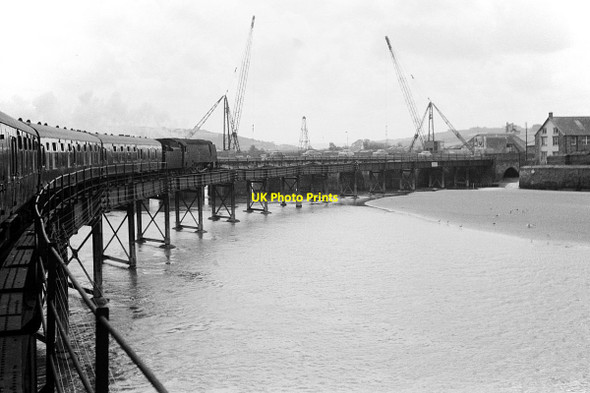 Photo 6"x4" Taw viaduct, Barnstaple, 1963 Barnstaple c1963