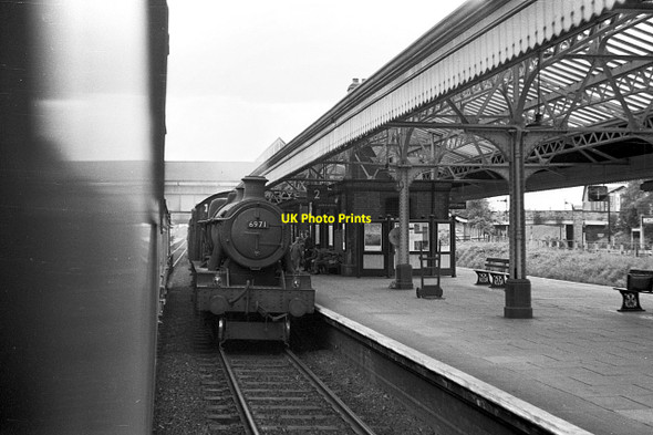 Photo 6"x4" Wrexham General Station, 1960 Wrexham\/Wrecsam c1960