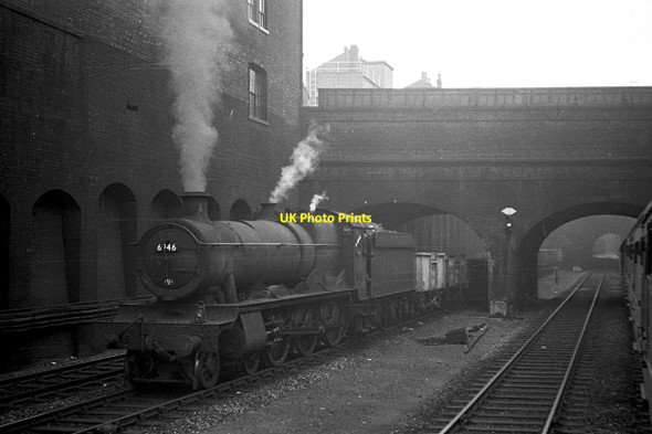 Photo 6"x4" Ex GWR Hall class 4-6-0 6946 'Heatherden Hall', Birmingham, 1960 Lee Bank c1960